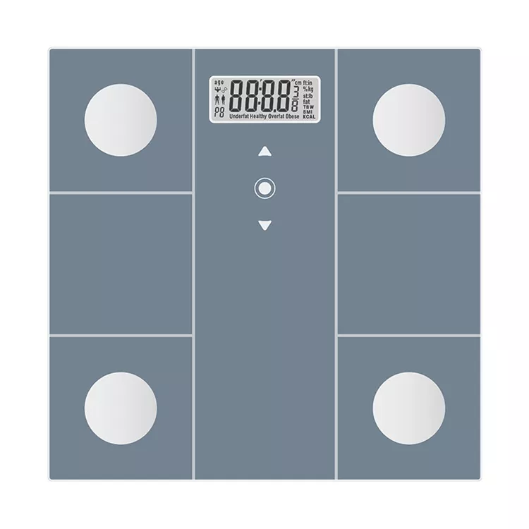 300*300mm high accurate digital body fat scale bmi weighing bathroom scales 14 datas 