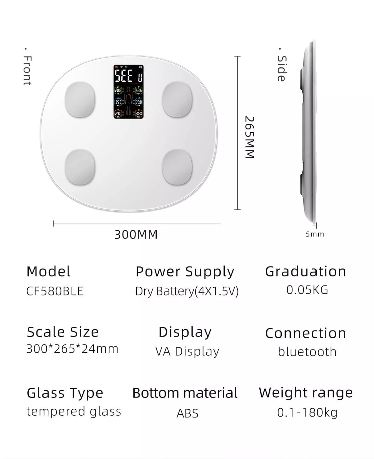 body fat composition scale, bluetooth digital scale, best smart bathroom scale