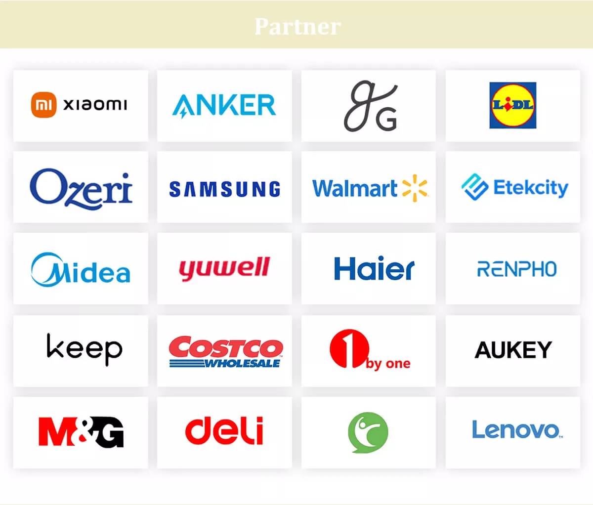 our partners for body fat and weight scales, smart body scales