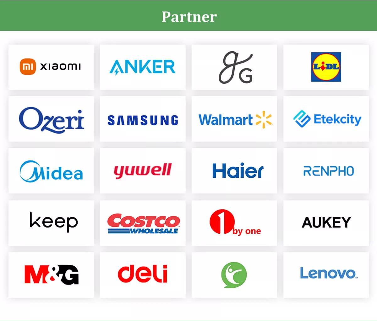 Our partners as smart body scales manufacturer
