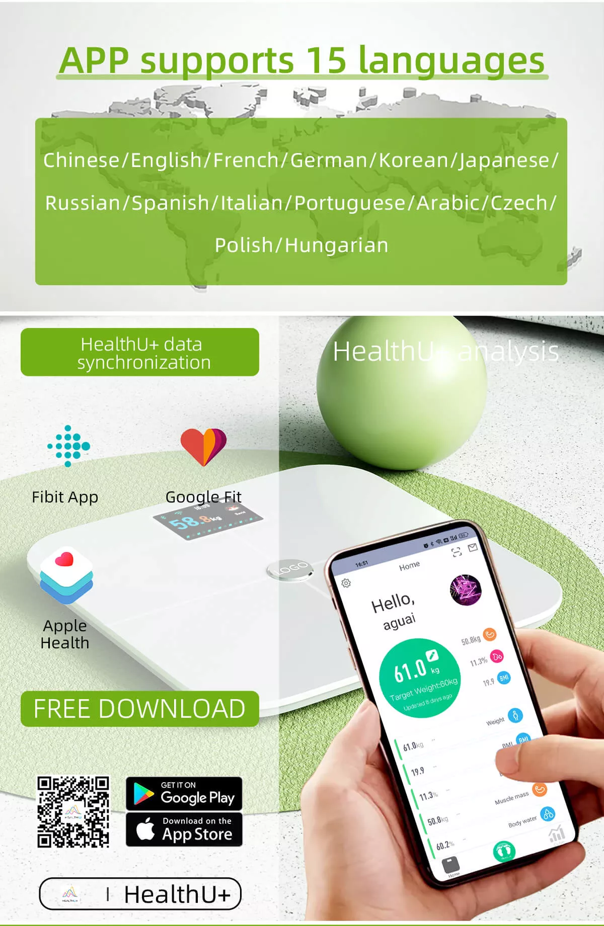 smart body weight scale