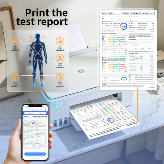 Weight scale data report